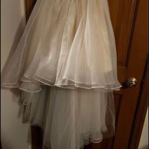 High low tulle skirt